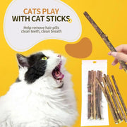 Natural Sticks Cleaning Tooth Catnip Toy - Devya's Pet Emporium